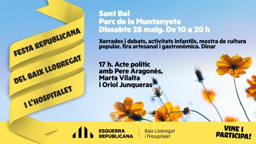 Torna la Festa Republicana del Baix Llobregat i l'Hospitalet